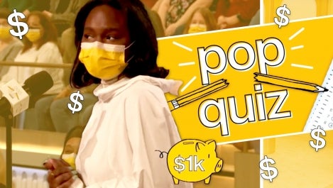 Drew and Ross Matthews Play Pop Quiz and One Audience Member Wins Big  | Pop Quiz