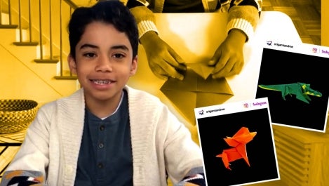 9-Year-Old Jax Harari Teaches How to Make an Origami Stingray | Hot Tip