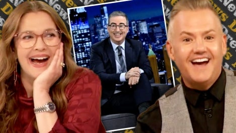 Drew Yelled at John Oliver When She Ran into Him at CBS Studios | Drew's News