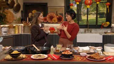 Pilar Valdes Shows Drew Barrymore How to Make Delicious Meals for Lunar New Year