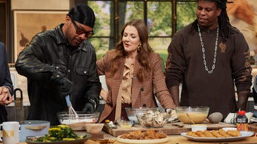 Ghetto Gastro Members Show Drew How to Make Their Sweet Potato Waffles with Fried Shrooms