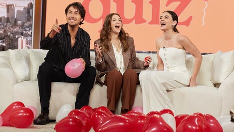 Lucy Hale Tells Drew and Nat Wolff About Her First Kiss  | Pop Quiz
