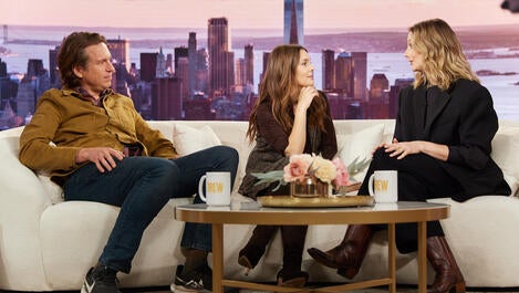 Pete Holmes and Judy Greer 